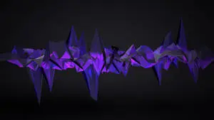 Iceberg Abstract 4K Purple