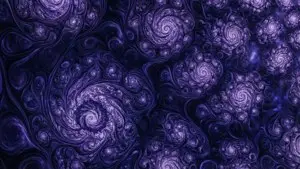 Indigo Fractal Cosmos