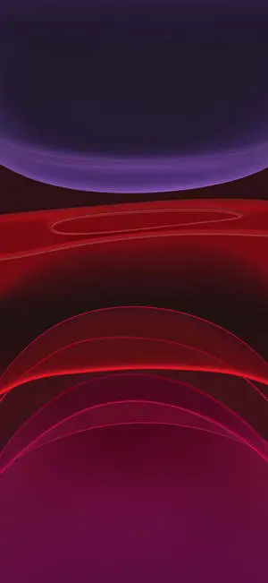 iPhone 11 Pro Red And Purple Circles