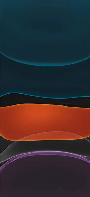 iPhone 12 Stock Blue Orange Violet Patterns