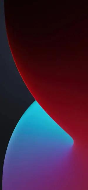 iPhone 12 Stock Red Blue Shape