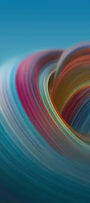 iPhone X Abstract Multi-Colored Whirlpool