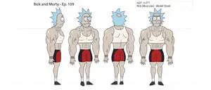 Jacked Rick And Morty PC 4K