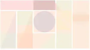 a pink and white abstract pattern with a white background