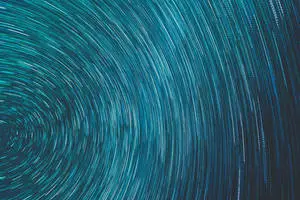 Light Blue Abstract Ellipses