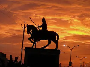 Maharana Pratap Silhouette 4K