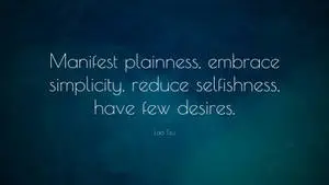 Manifest Plainness And Simplicity