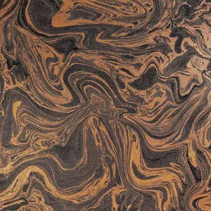 Abstract Elegance - Black and Tan Marble Aesthetics