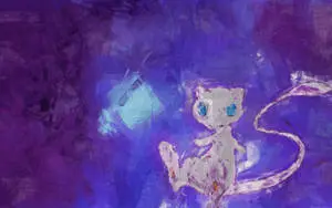 "Explore the mysterious beauty of abstract painting with Mew"