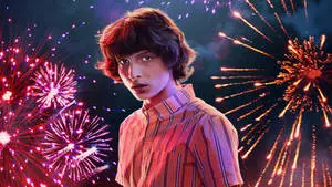 Mike Firework Background Stranger Things 4K