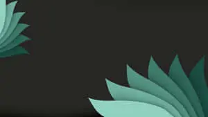 Green Petals Minimalist Abstract