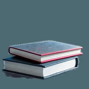 Minimalist Book Stack PNG 05262024
