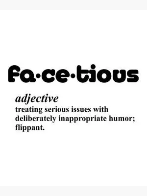Minimalist Facetious Meaning
