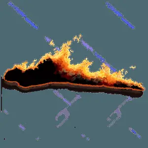 Minimalist Fire Overlay PNG 06272024