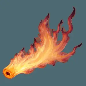 Minimalist Fire Overlay PNG 06272024