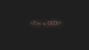 "Simplicity Starts with a Geek" 