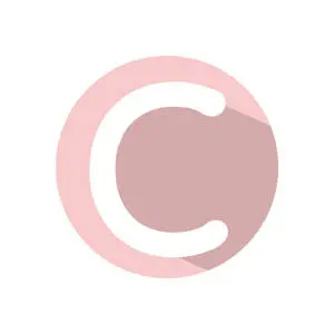 Minimalist Pink Aesthetic Letter C