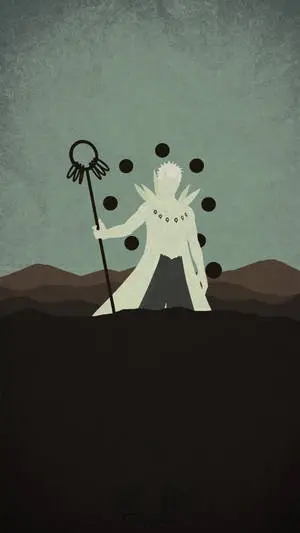Minimalist Sage Obito Uchiha 4K