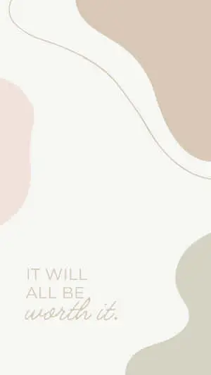 Motivational Abstract Worth It