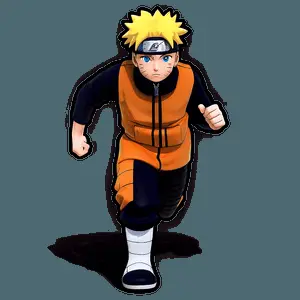Naruto Adventures Running PNG 22