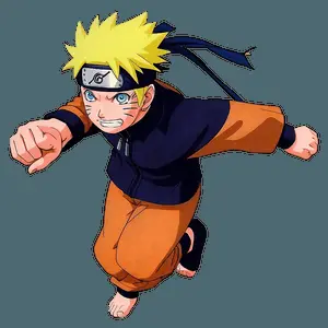 Naruto Powerful Run Leap PNG sdt49
