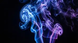 Neon Smoke Vortex