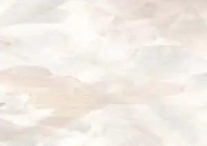 a white and beige abstract painting on a white background