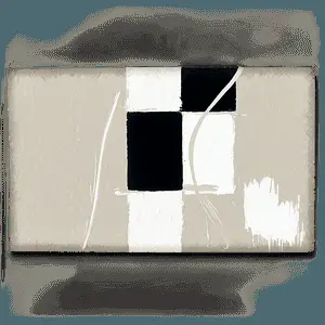 Off White Abstract Painting PNG qts