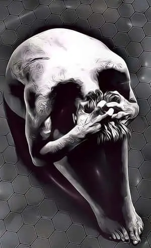 Skull Optical Illusion Picture