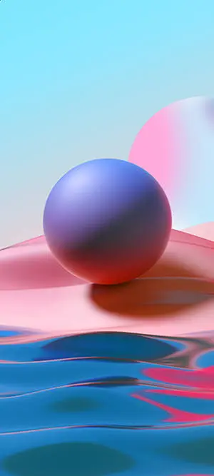 Pastel 3D Sphere Redmi Note 9 Pro