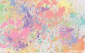 Vibrant Pastel Abstract Art