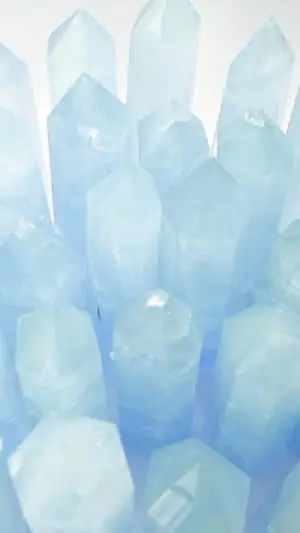 "Bright and Dreamy Rainbow Colored Pastel Crystal Sculpture"