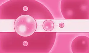 pink background with a pink sphere