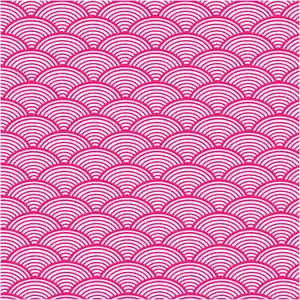 Colorful Abstract Pattern in Pink and White