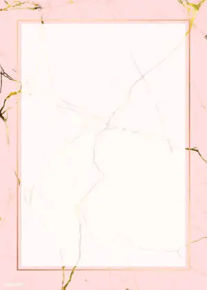 Pink And White Marble Overlapped Frame