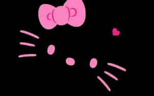 Abstract pink and black pattern