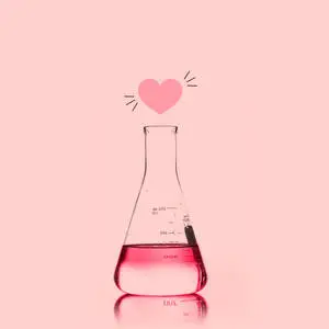Pink Heart Romantic Chemistry 