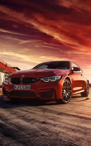 Red Pixel 3 BMW M4 Background