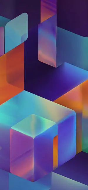 Pixel 5 Cubism Abstract Art