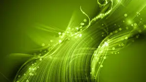 Plain Green Abstract