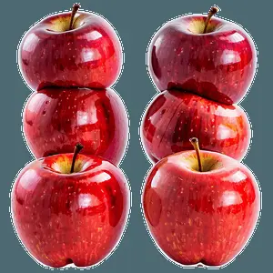 Plump Red Apple PNG 06272024