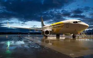 Primera White Airplane 4K