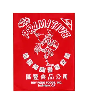 a red package with the word primitive on it