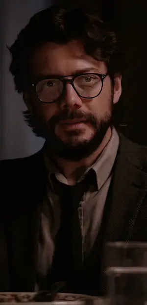 Professor Money Heist 4k Closeup