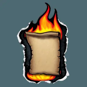 Realistic Burned Paper PNG 98