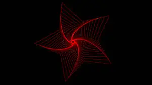 Red 4K UHD Star Black Background