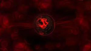 Red Abstract Bokeh Effect
