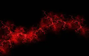 Vibrant Red Abstract Lines
