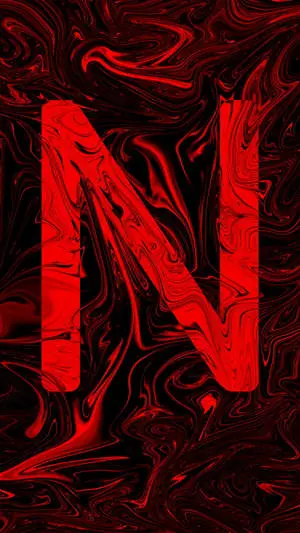 Red Abstract N