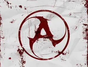 Red Amatory Capital Alphabet Letter A